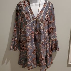 Entro Dress Size Small Boho Style